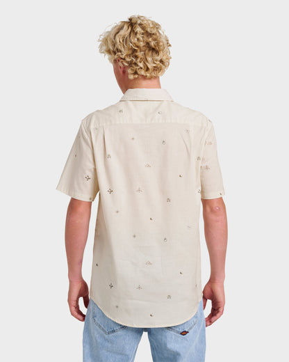 Mini Dimensions Classic Short Sleeve Shirt - Silver Birch | Quick SilverNew