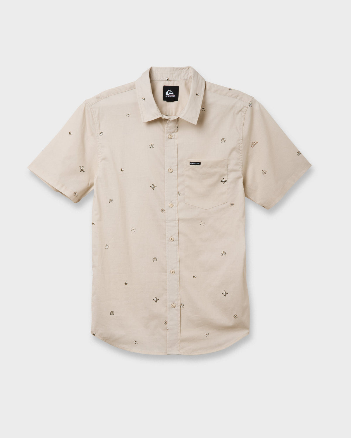 Mini Dimensions Classic Short Sleeve Shirt - Silver Birch | Quick SilverNew