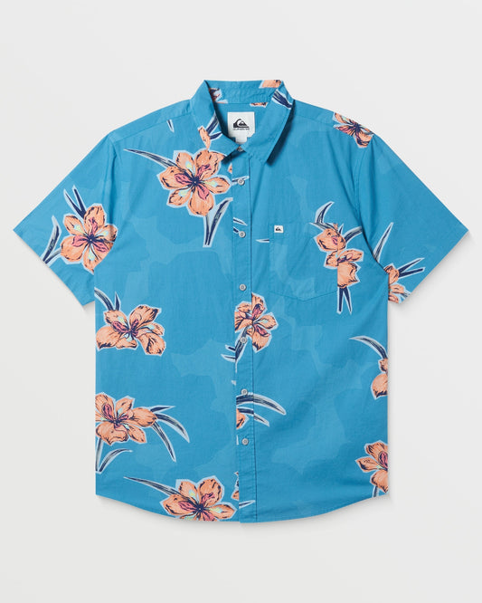 Apero Organic Classics Short Sleeve Shirt - Navagio Bay Print | Quick SilverDiscount