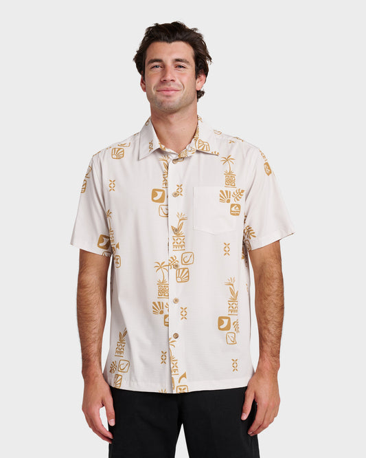 Waterman Mystic Fin Shirt - Moonbeam | Quick SilverTrending