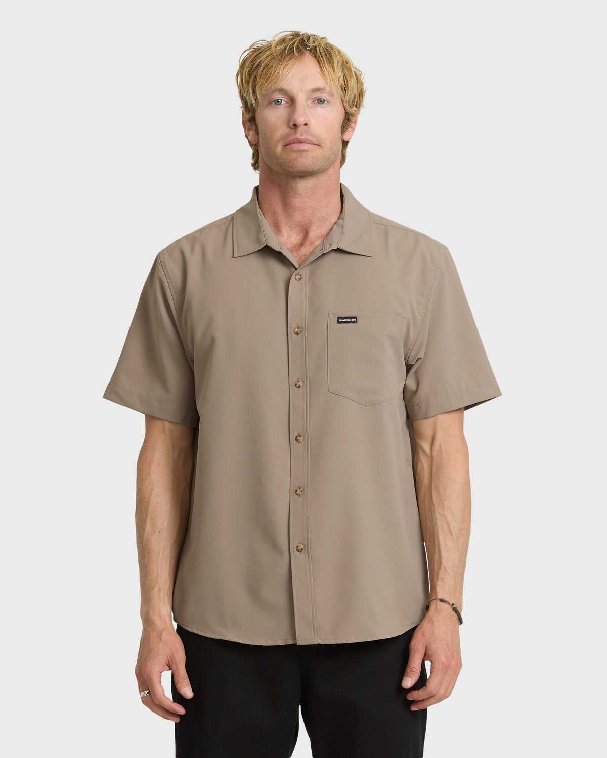 Allport Classic Short Sleeve Shirt - Fallen Rock | Quick SilverClassic