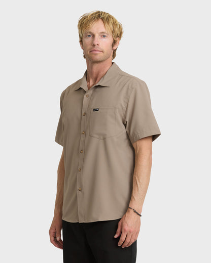 Allport Classic Short Sleeve Shirt - Fallen Rock | Quick SilverClassic