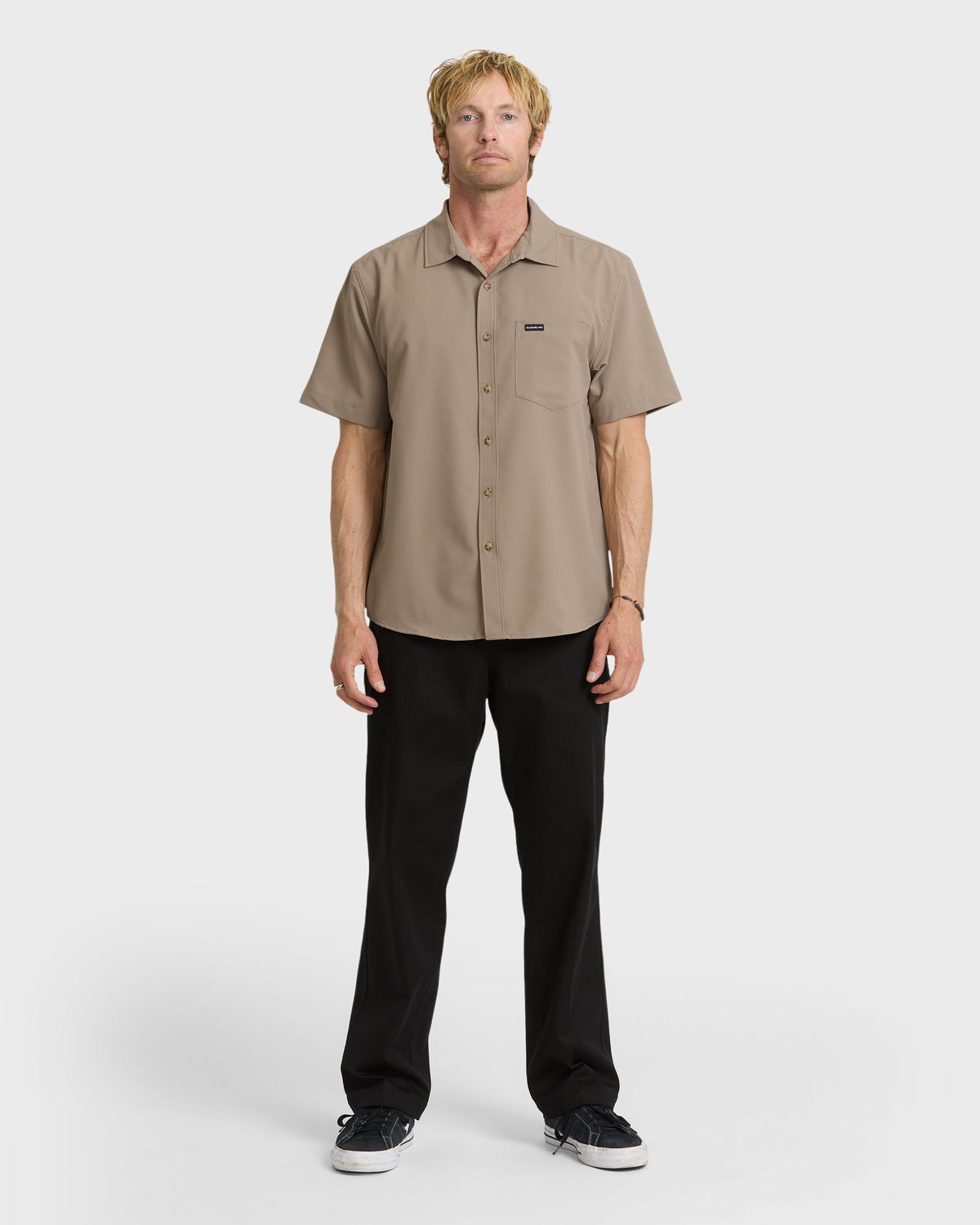 Allport Classic Short Sleeve Shirt - Fallen Rock | Quick SilverClassic