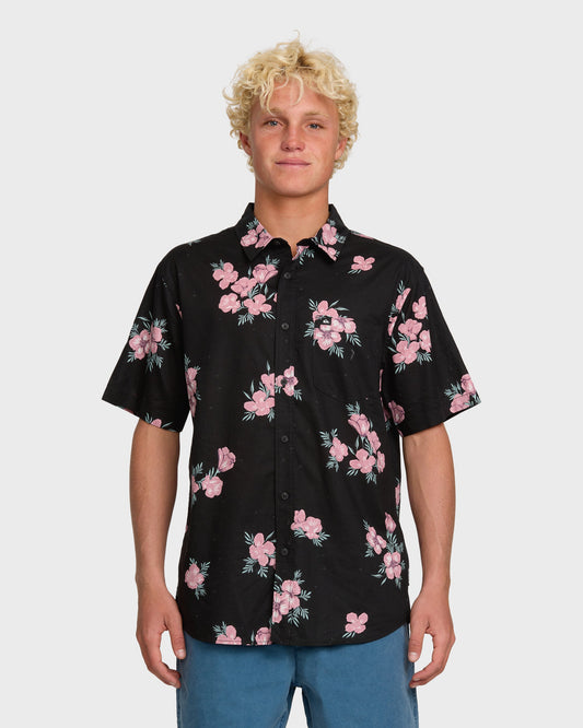 Habitats Classic Short Sleeve Shirt - Black | Quick SilverTop Pick