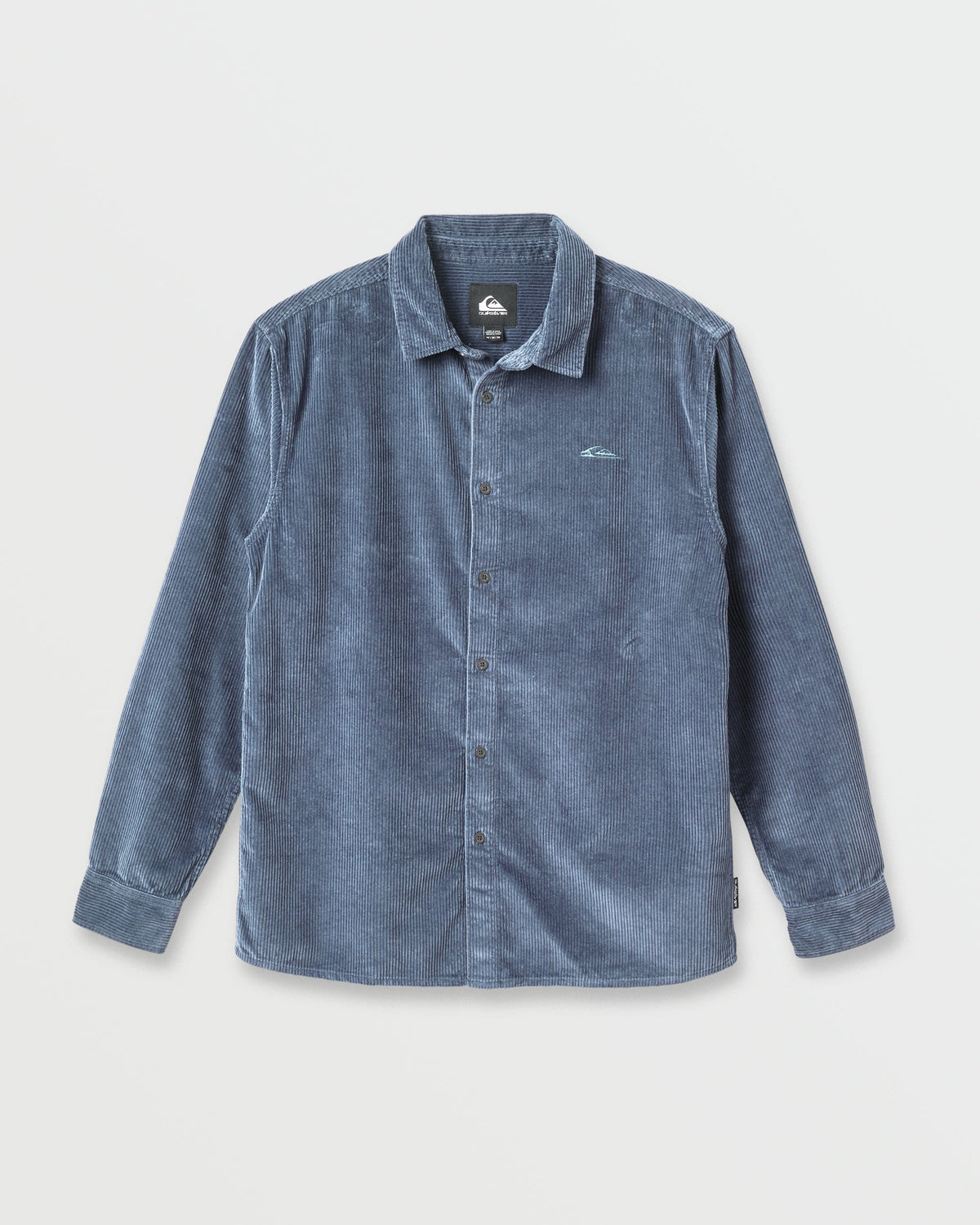 Cord Long Sleeve Shirt - China Blue | Quick SilverClassic