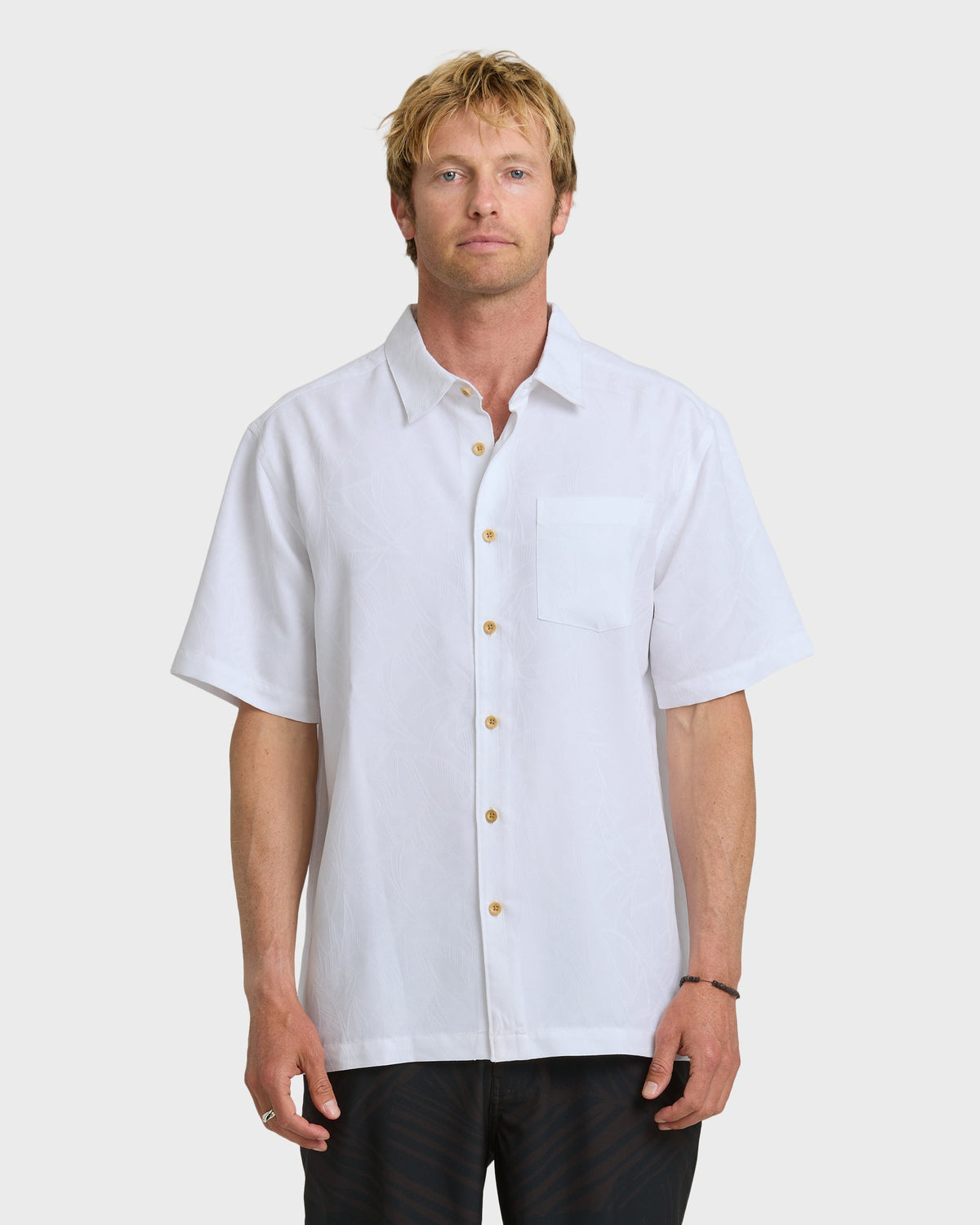 Waterman Island Jungle Shirt - White | Quick SilverGreat Value