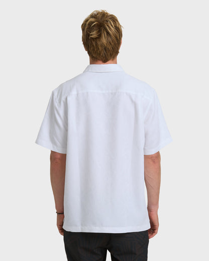Waterman Island Jungle Shirt - White | Quick SilverGreat Value