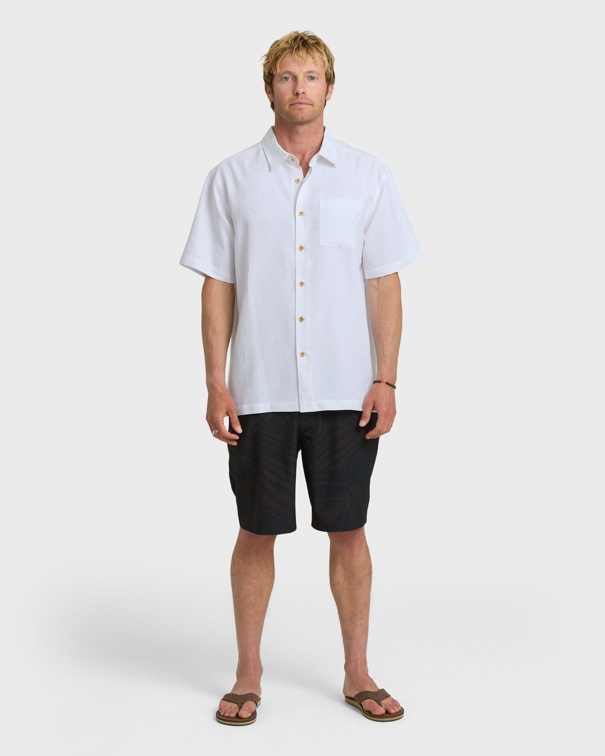 Waterman Island Jungle Shirt - White | Quick SilverGreat Value