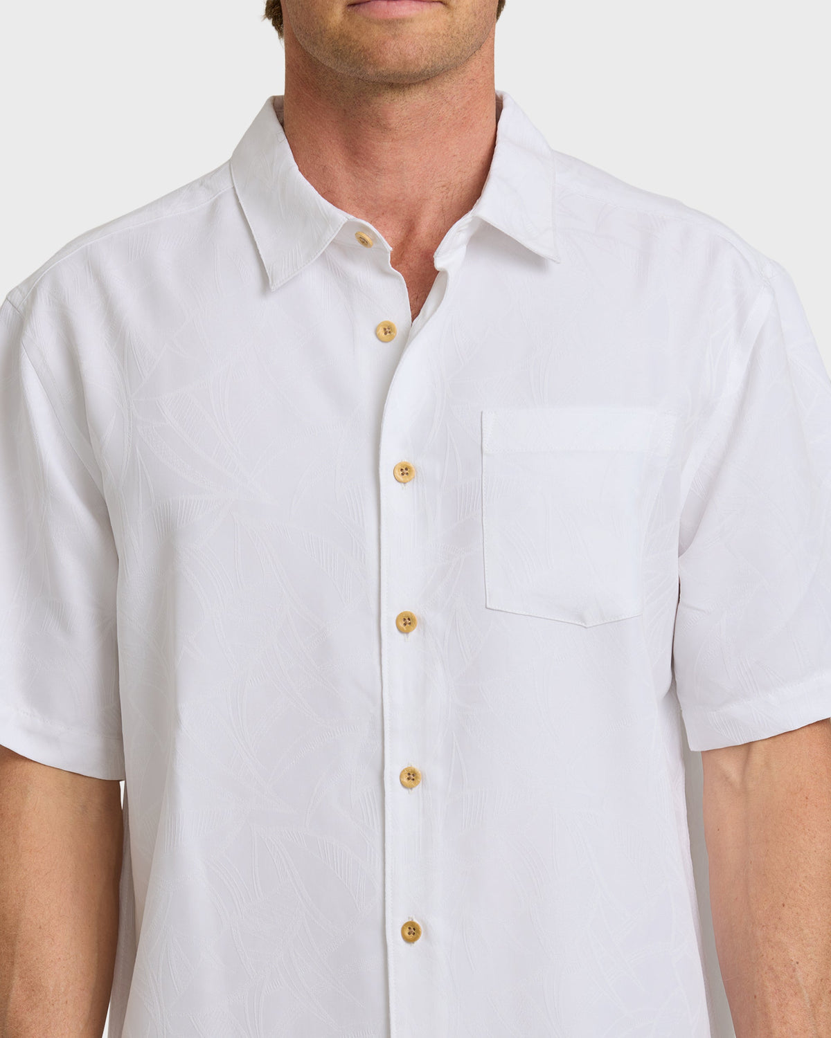 Waterman Island Jungle Shirt - White | Quick SilverGreat Value