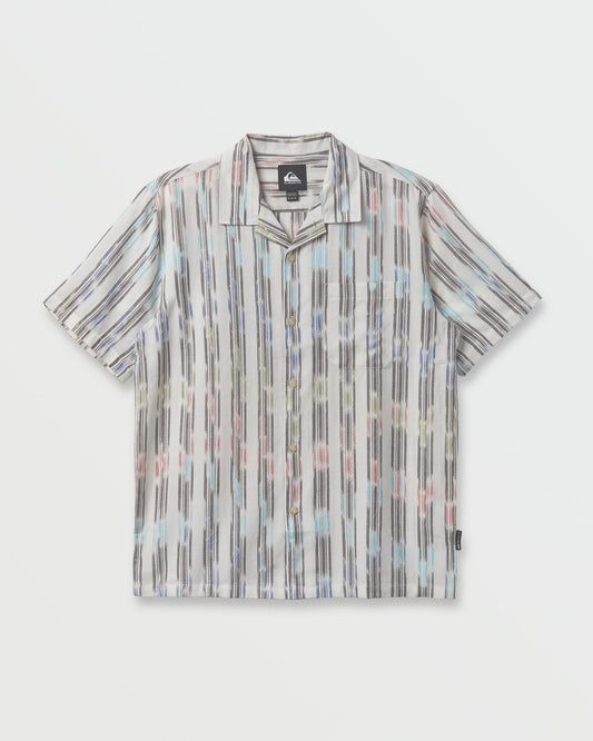 Space Dye Casual Short Sleeve Shirt - Off White | Quick SilverHot Sale