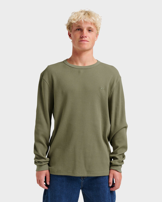 Nelson Long Sleeve Thermal Top - Fallen Rock | Quick SilverEssential