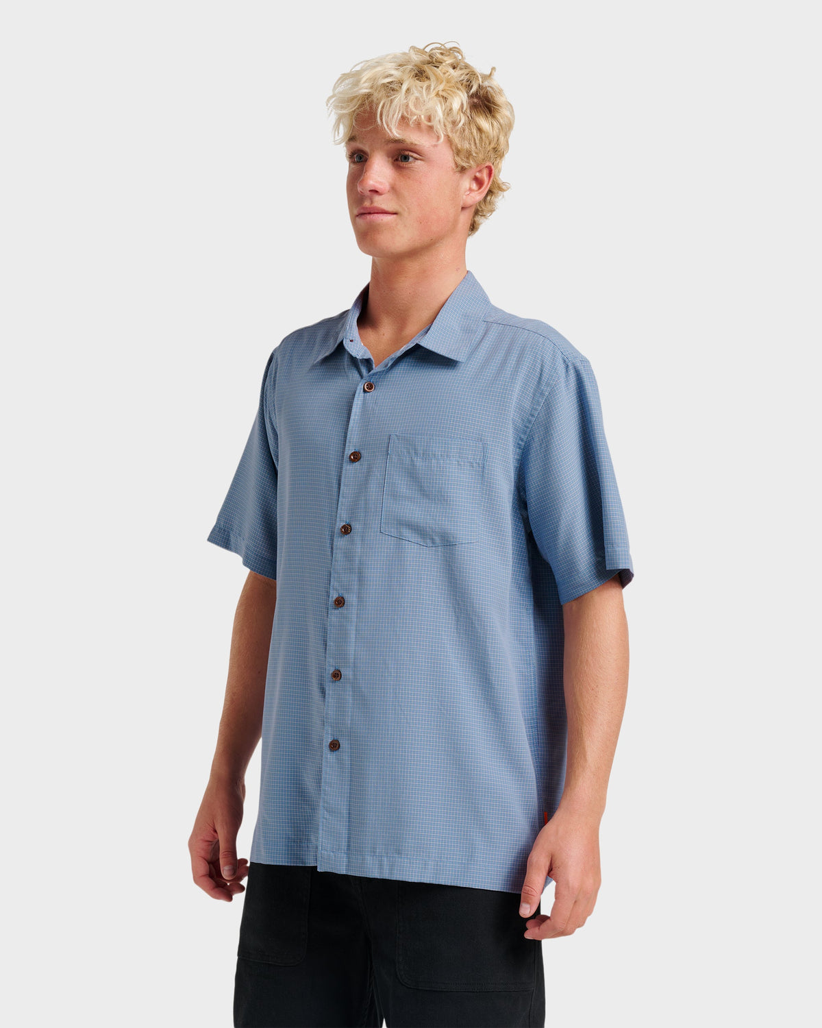 Waterman Check Out Shirt - Flint Stone | Quick SilverDeals