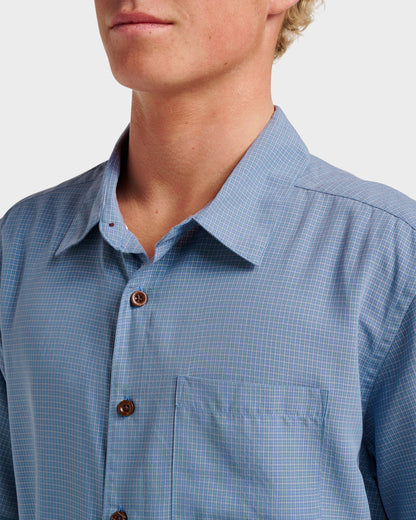 Waterman Check Out Shirt - Flint Stone | Quick SilverDeals