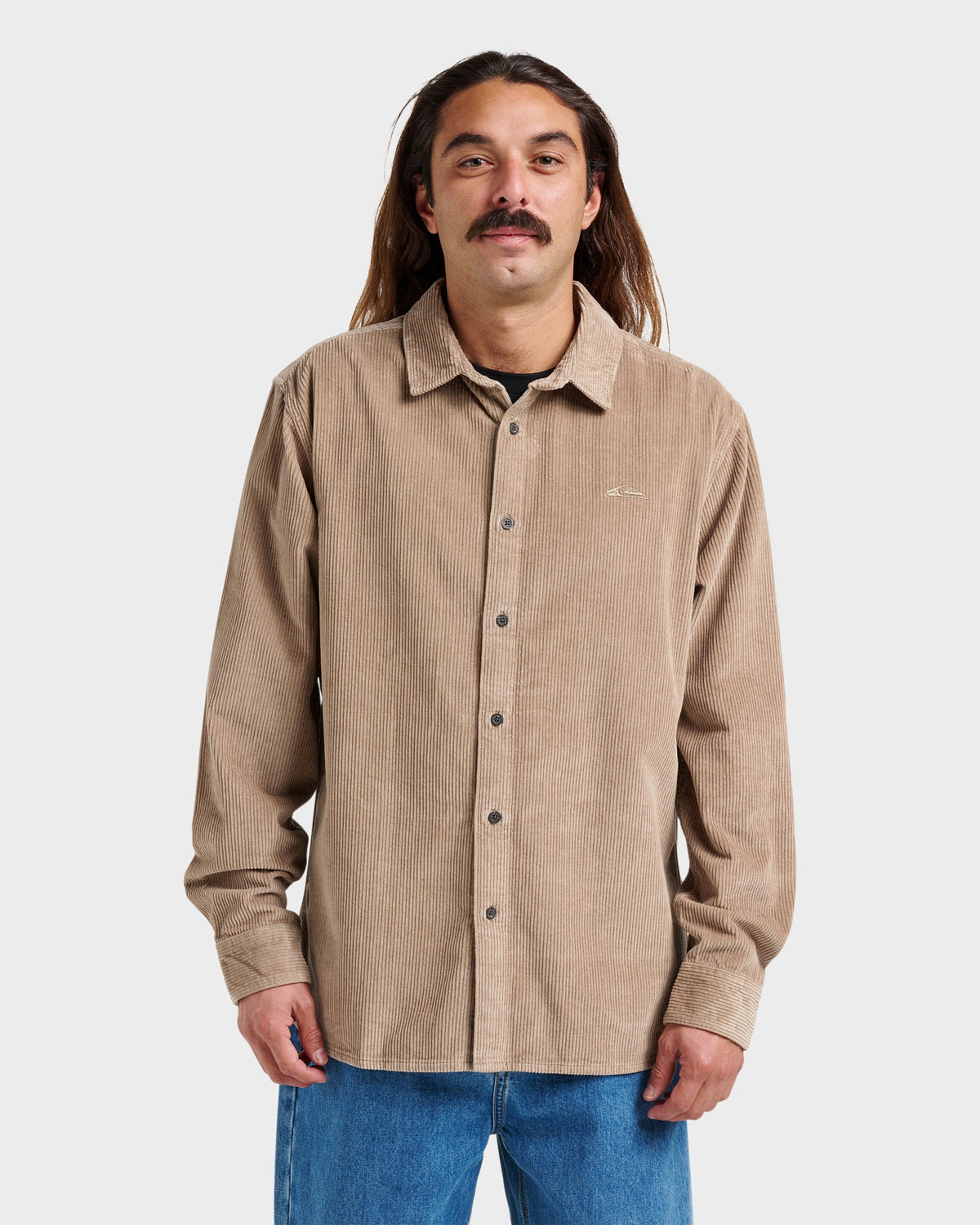 Cord Long Sleeve Shirt - Fallen Rock | Quick SilverSignature