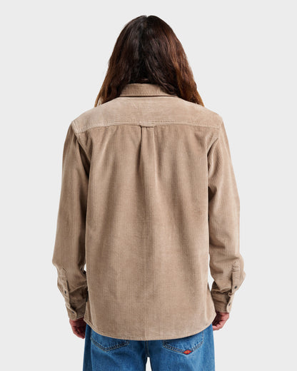 Cord Long Sleeve Shirt - Fallen Rock | Quick SilverSignature