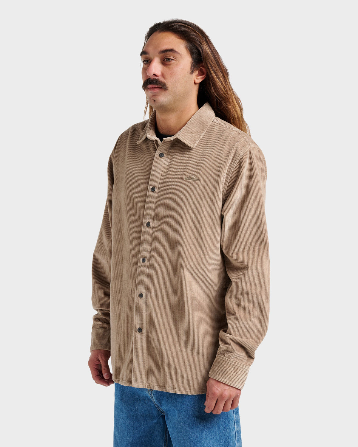 Cord Long Sleeve Shirt - Fallen Rock | Quick SilverSignature