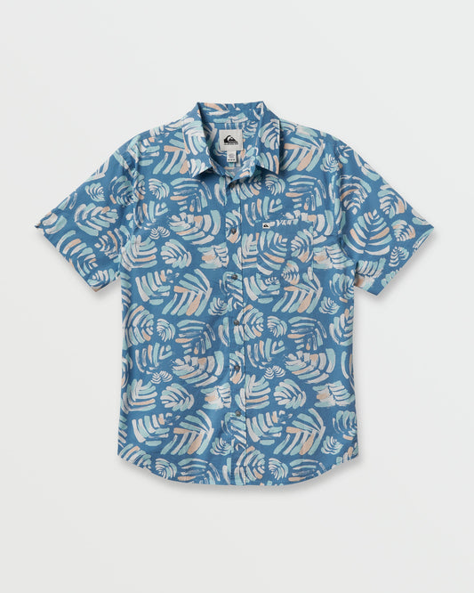 Shades Classic Stretch Short Sleeve Shirt - Niagara | Quick SilverSignature