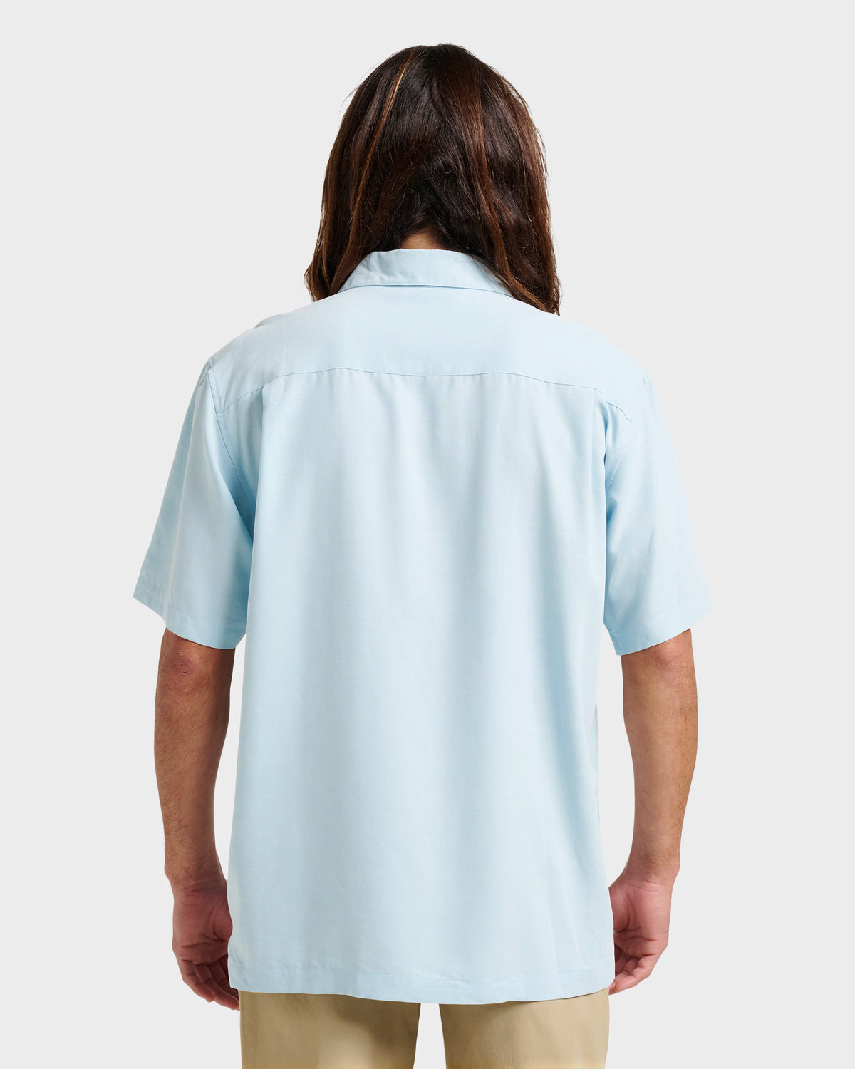 Waterman Tahiti Palms Premium Anti-Wrinkle Shirt - Sterling Blue | Quick SilverValue