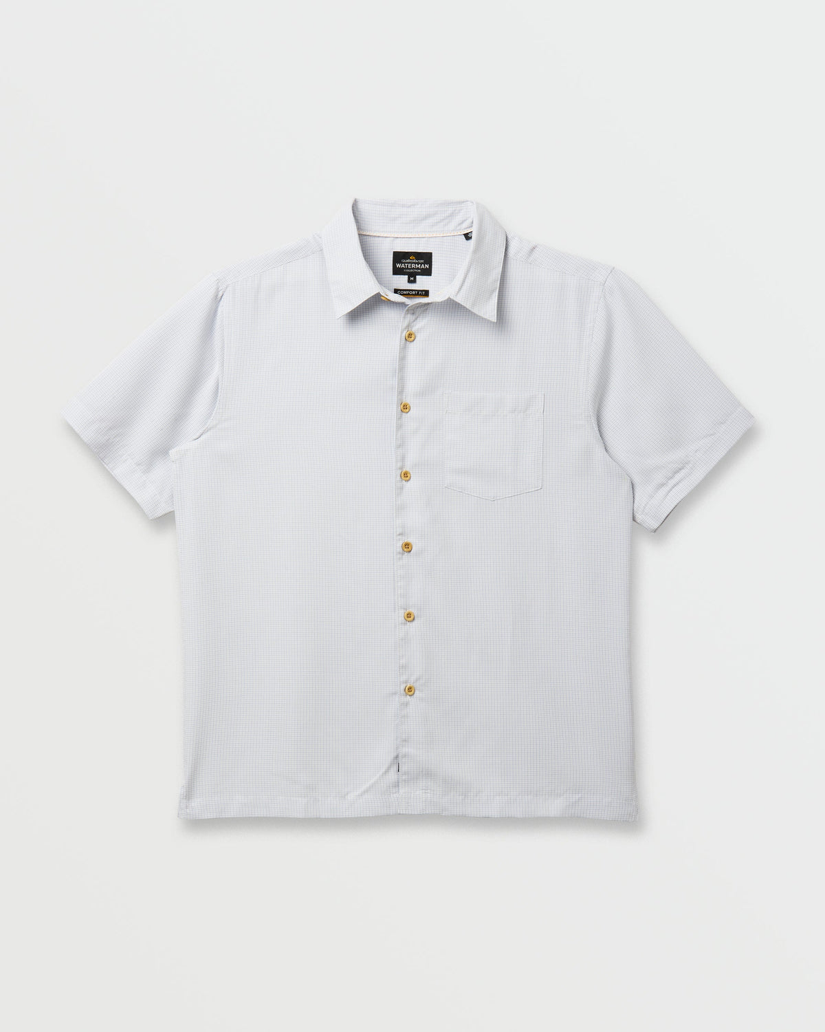 Waterman Check Out Shirt - White | Quick SilverSmart Buy
