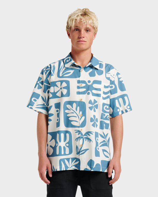 Waterman Dunes Shirt - White | Quick SilverPremium