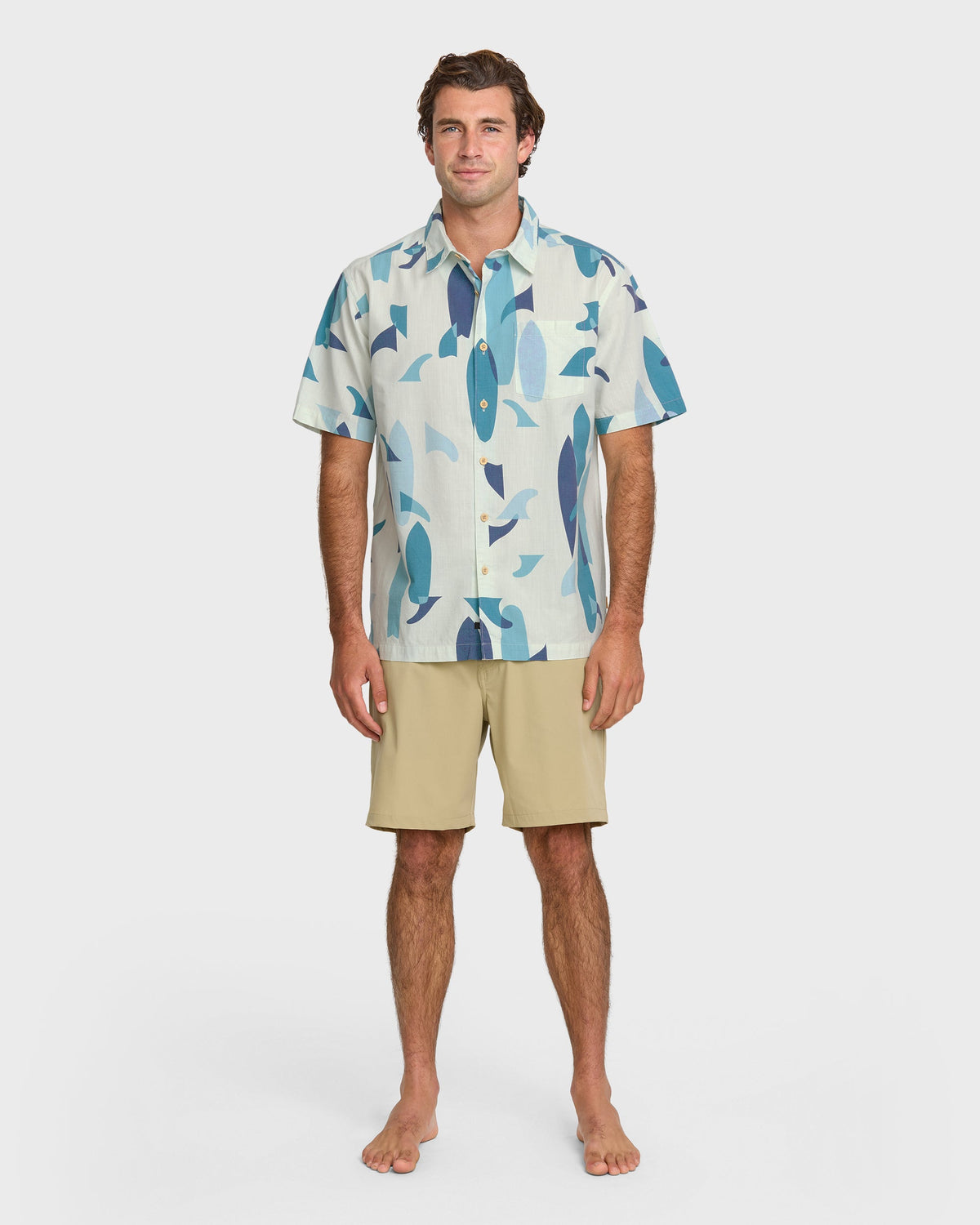 Waterman Boardo Shirt - Sea Blue | Quick SilverDiscount
