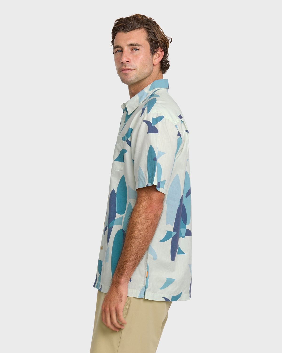 Waterman Boardo Shirt - Sea Blue | Quick SilverDiscount