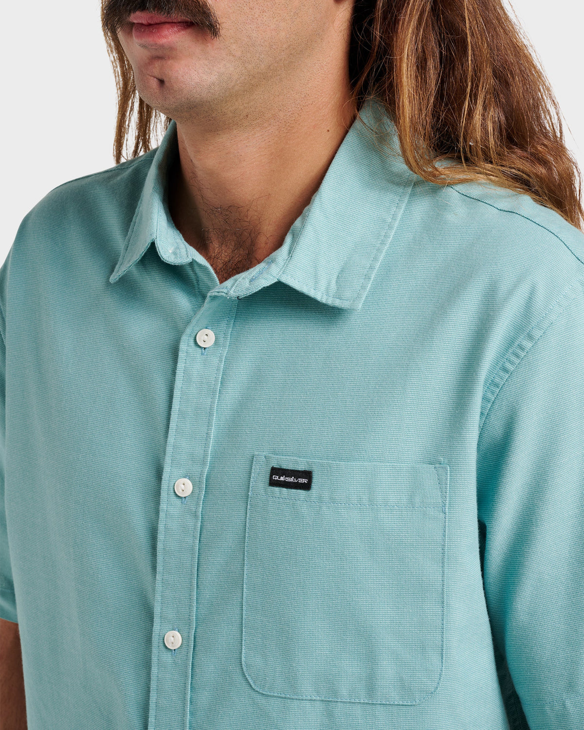 Shoreline Classic Short Sleeve Shirt - Dusty Turquoise | Quick SilverGreat Value