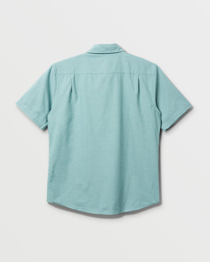 Shoreline Classic Short Sleeve Shirt - Dusty Turquoise | Quick SilverGreat Value