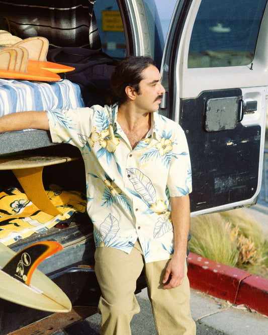 Waterman Playita Floral Shirt - Hay | Quick SilverBest Seller