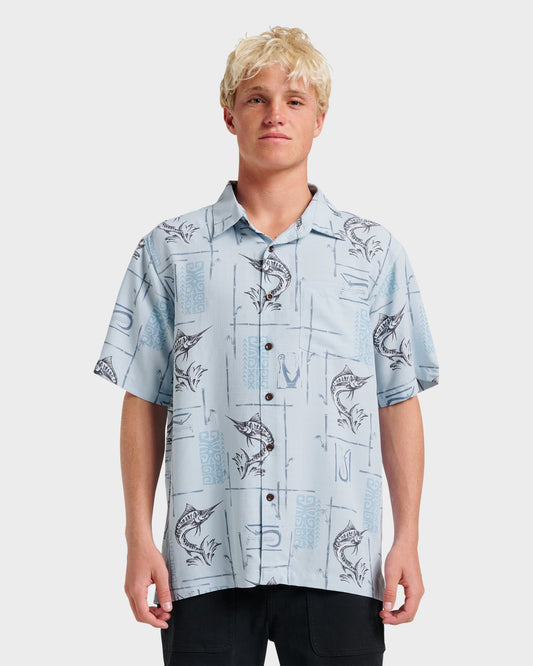 Waterman Big Day Short Sleeve Shirt - Ashley Blue | Quick SilverBest Seller