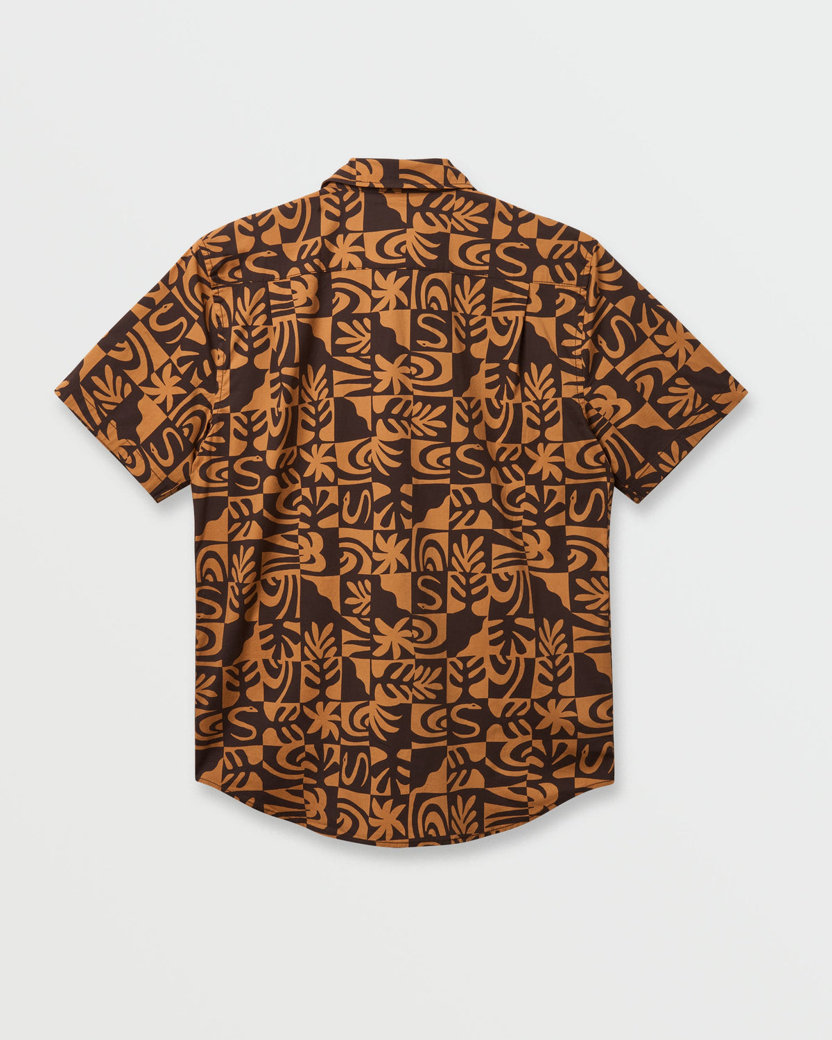 Terra Classic Stretch Short Sleeve Shirt - Chocolate | Quick SilverGreat Value