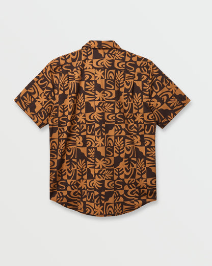 Terra Classic Stretch Short Sleeve Shirt - Chocolate | Quick SilverGreat Value