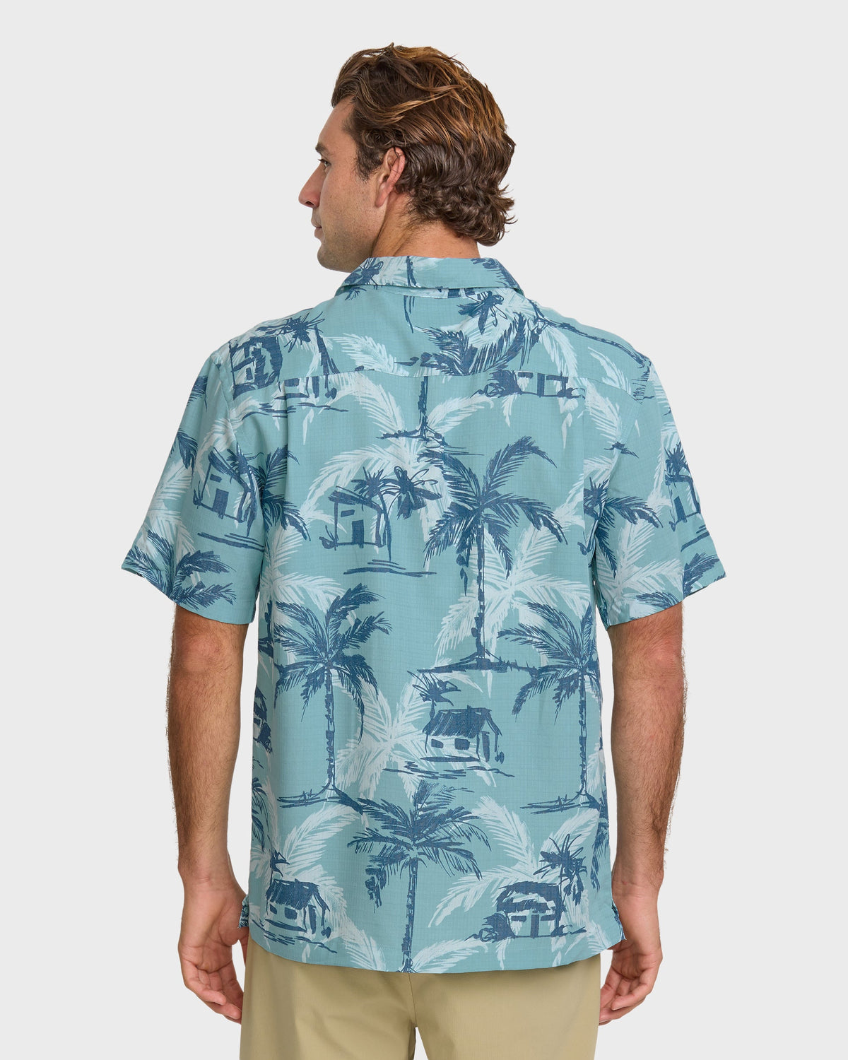 Waterman Off The Grid Shirt - Aqua | Quick SilverQuality