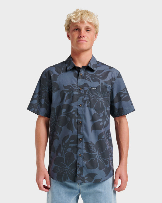 Oceanview Classic Short Sleeve Shirt - Phantom | Quick SilverHot Sale