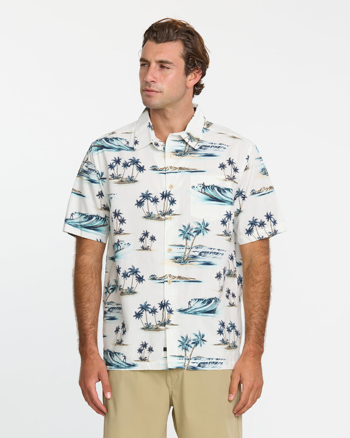 Waterman Day Dreamin' Shirt - White | Quick SilverPopular