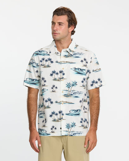 Waterman Day Dreamin' Shirt - White | Quick SilverPopular
