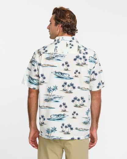 Waterman Day Dreamin' Shirt - White | Quick SilverPopular