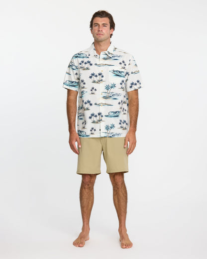 Waterman Day Dreamin' Shirt - White | Quick SilverPopular