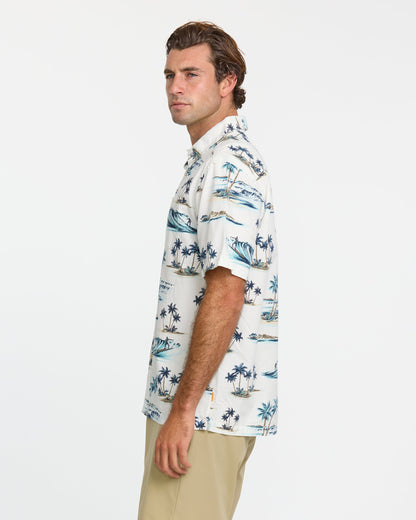 Waterman Day Dreamin' Shirt - White | Quick SilverPopular