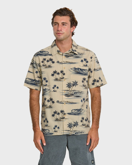 Waterman Day Dreamin' Shirt - Pelican | Quick SilverLatest