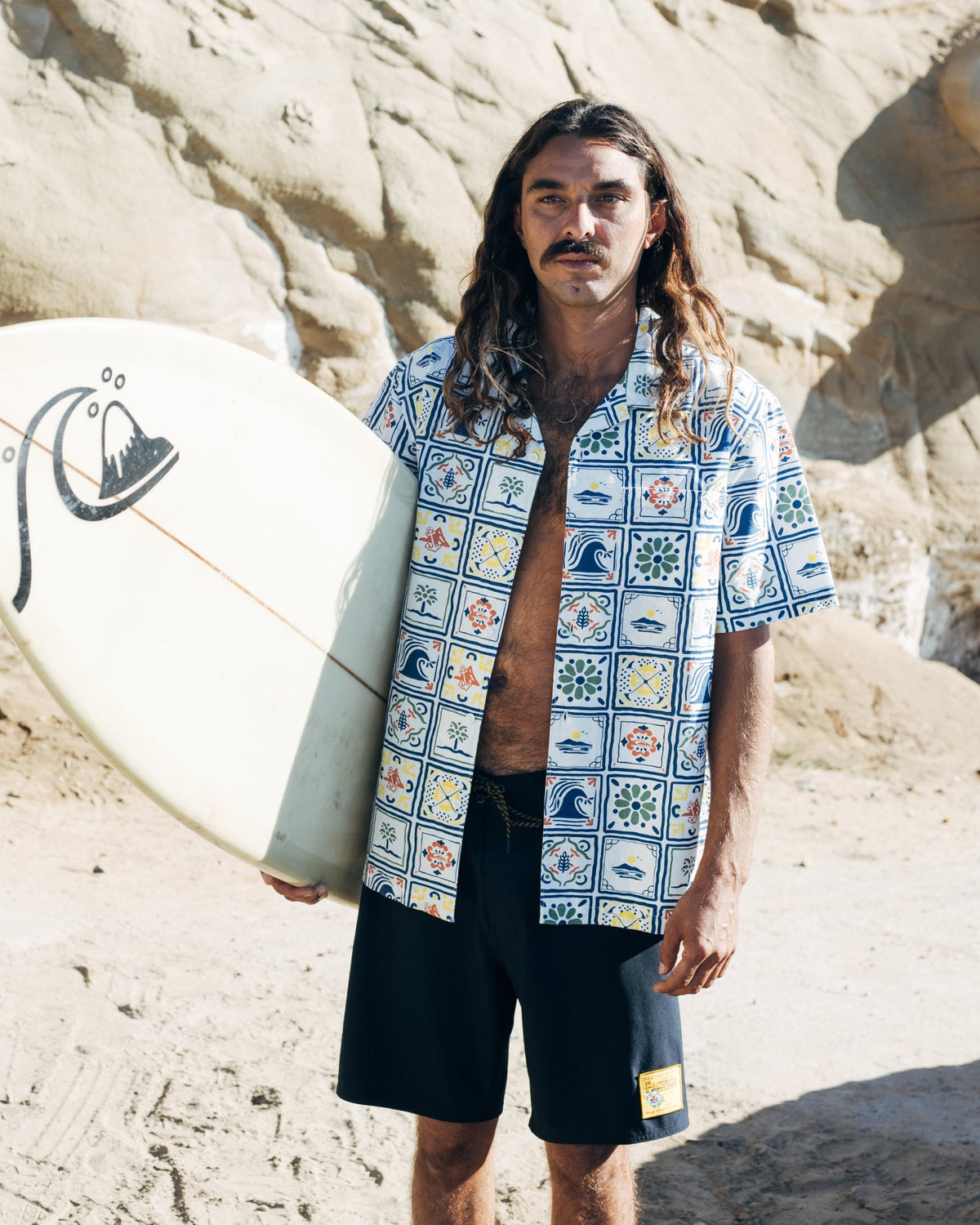 Quiksilver x Pacifico Baja Casual Short Sleeve Shirt - Off White | Quick SilverSignature
