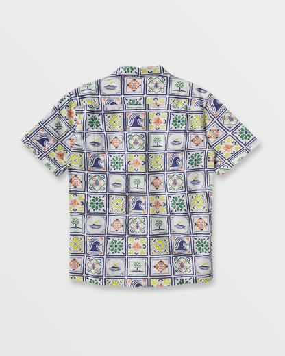 Quiksilver x Pacifico Baja Casual Short Sleeve Shirt - Off White | Quick SilverSignature