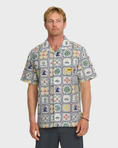 Quiksilver x Pacifico Baja Casual Short Sleeve Shirt - Off White | Quick SilverSignature