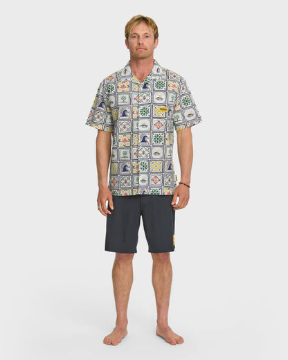 Quiksilver x Pacifico Baja Casual Short Sleeve Shirt - Off White | Quick SilverSignature