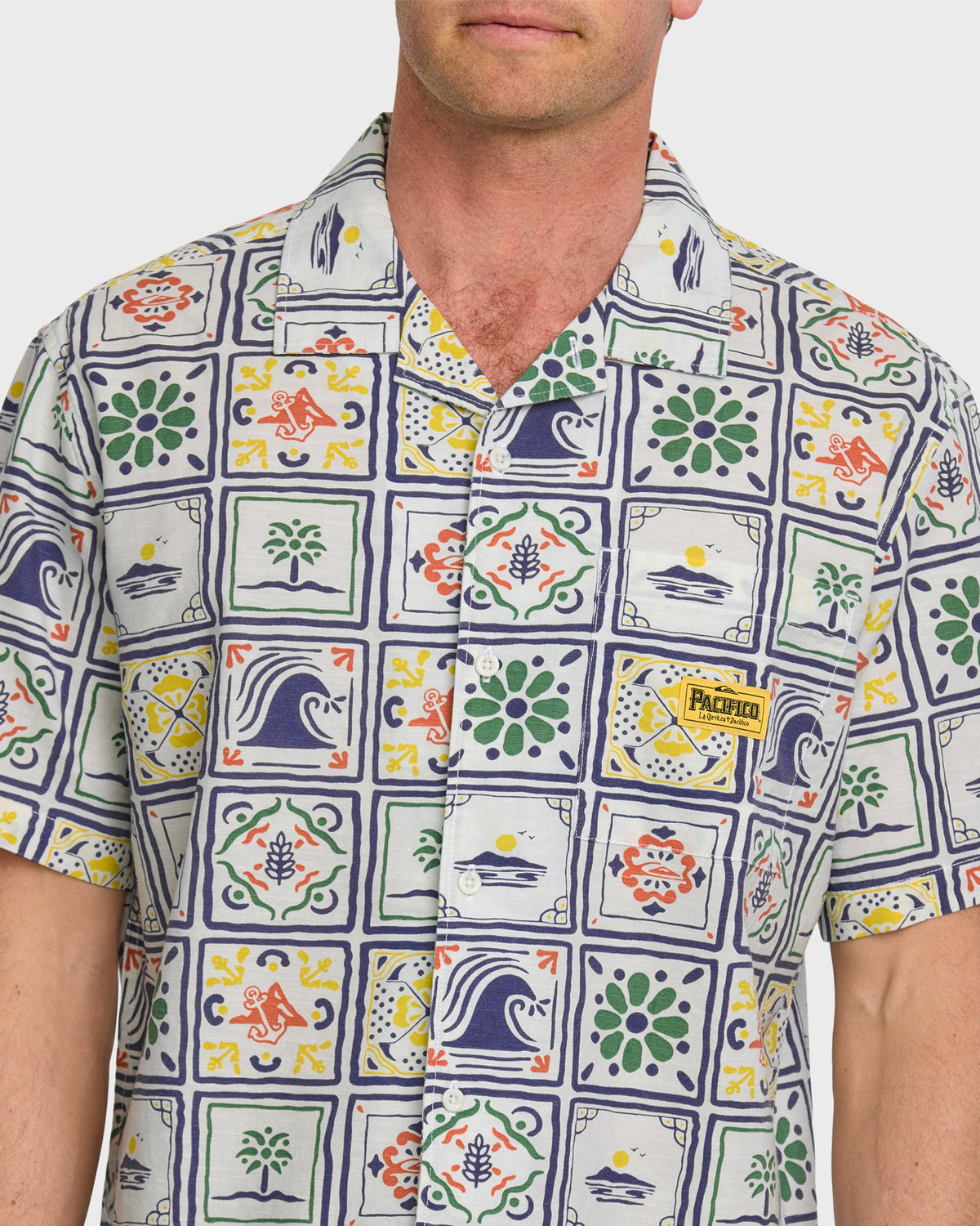 Quiksilver x Pacifico Baja Casual Short Sleeve Shirt - Off White | Quick SilverSignature