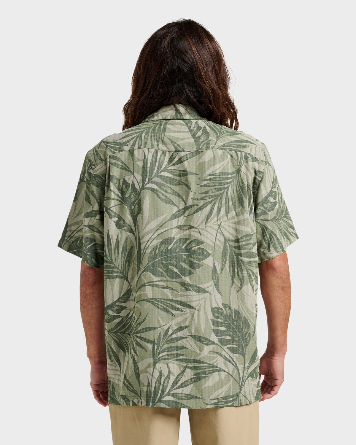 Waterman Botanical Short Sleeve Shirt - Dark Green | Quick SilverValue