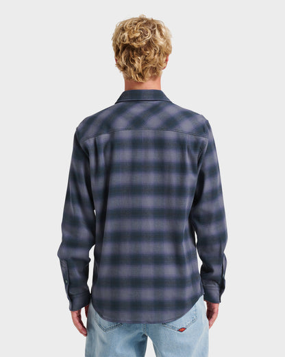 Terrace Stretch Flannel Shirt - Phantom | Quick SilverSmart Buy