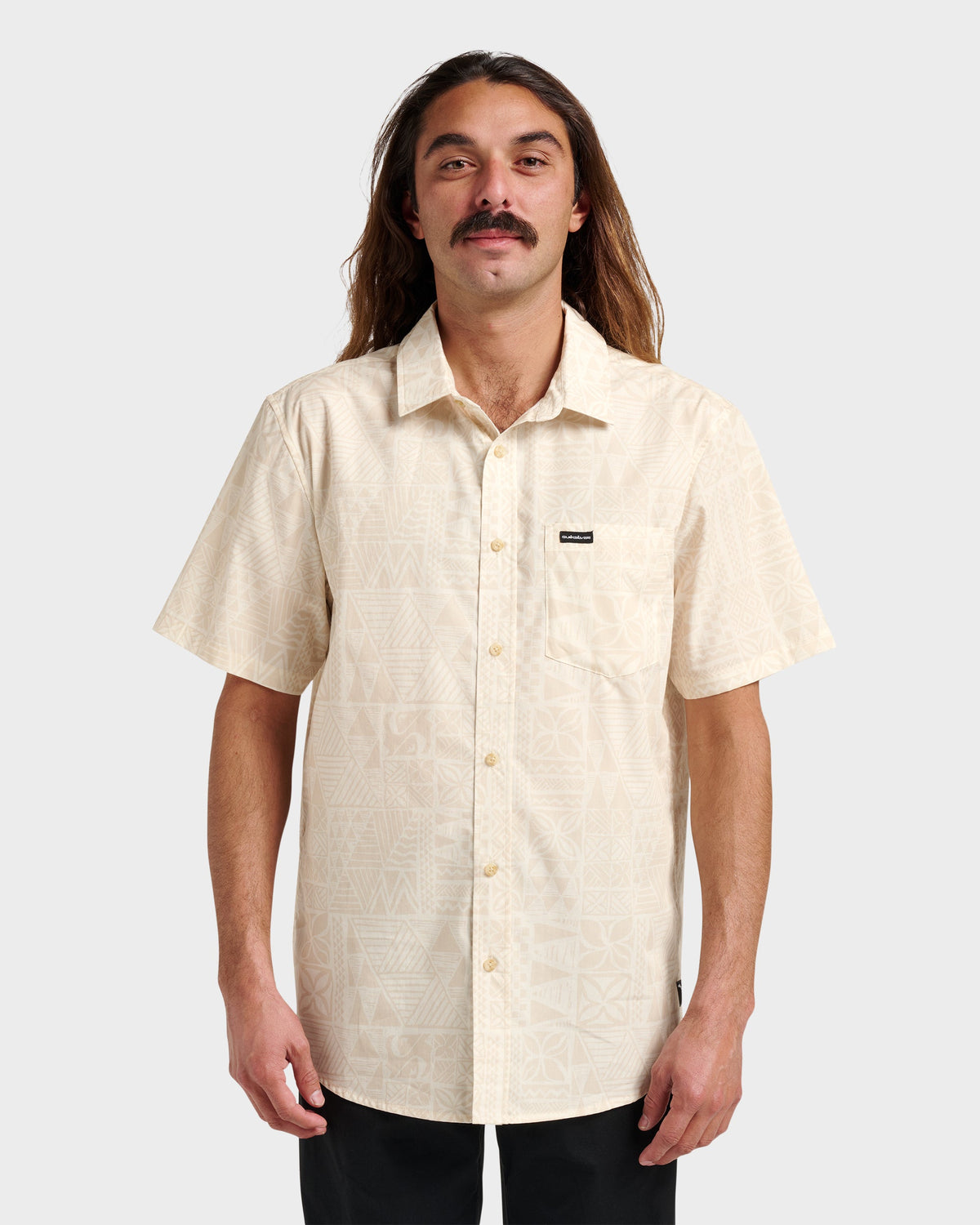 Makaha Classic Short Sleeve Shirt - Off White | Quick SilverRecommended