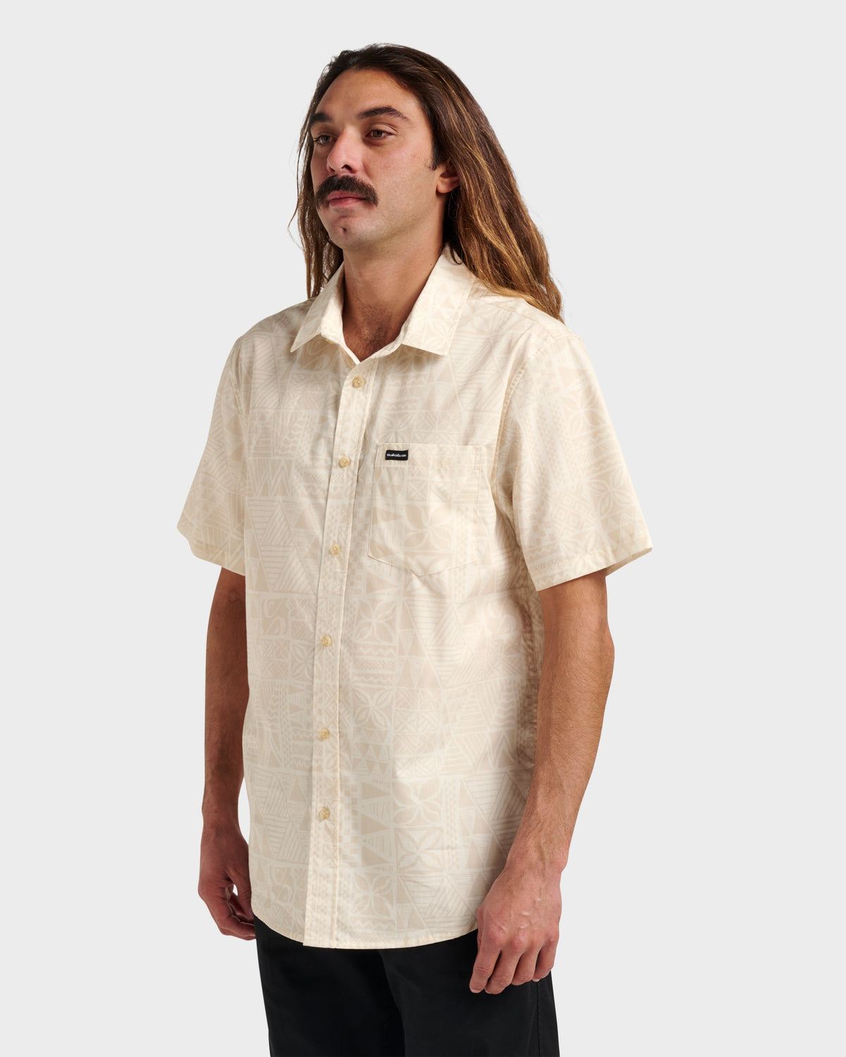 Makaha Classic Short Sleeve Shirt - Off White | Quick SilverRecommended