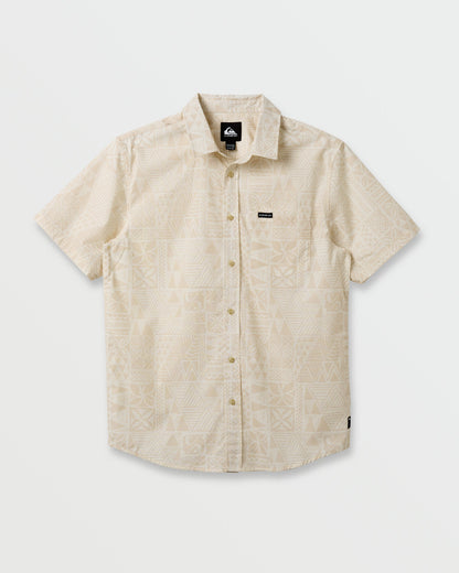 Makaha Classic Short Sleeve Shirt - Off White | Quick SilverRecommended